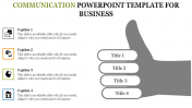 Free - Communication PowerPoint Template-Four levels
